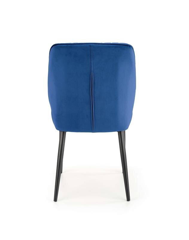 4-ių kėdžių komplektas Halmar K432, mėlynas kaina ir informacija | Virtuvės ir valgomojo kėdės | pigu.lt