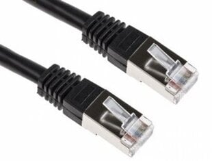 Brackton RJ45 Male - RJ45 Male 10 м Black CAT6 цена и информация | Кабели и провода | pigu.lt