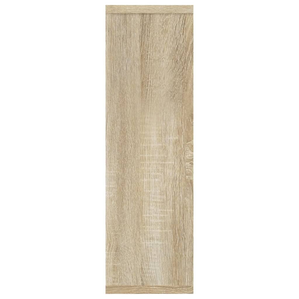 Sieninė lentyna, ąžuolo spalvos, 85x16x52,5cm, apdirbta mediena kaina ir informacija | Lentynos | pigu.lt