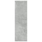 Sieninė lentyna, betono pilka, 85x16x52,5cm, apdirbta mediena kaina ir informacija | Lentynos | pigu.lt