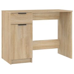 Rašomasis stalas, ąžuolo, 100x50x75cm, mediena цена и информация | Компьютерные, письменные столы | pigu.lt