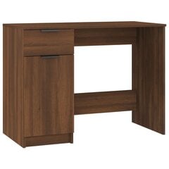 Rašomasis stalas, rudos ąžuolo, 100x50x75cm, mediena kaina ir informacija | Kompiuteriniai, rašomieji stalai | pigu.lt