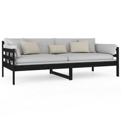 Sofa, juoda/pilka цена и информация | Диваны | pigu.lt