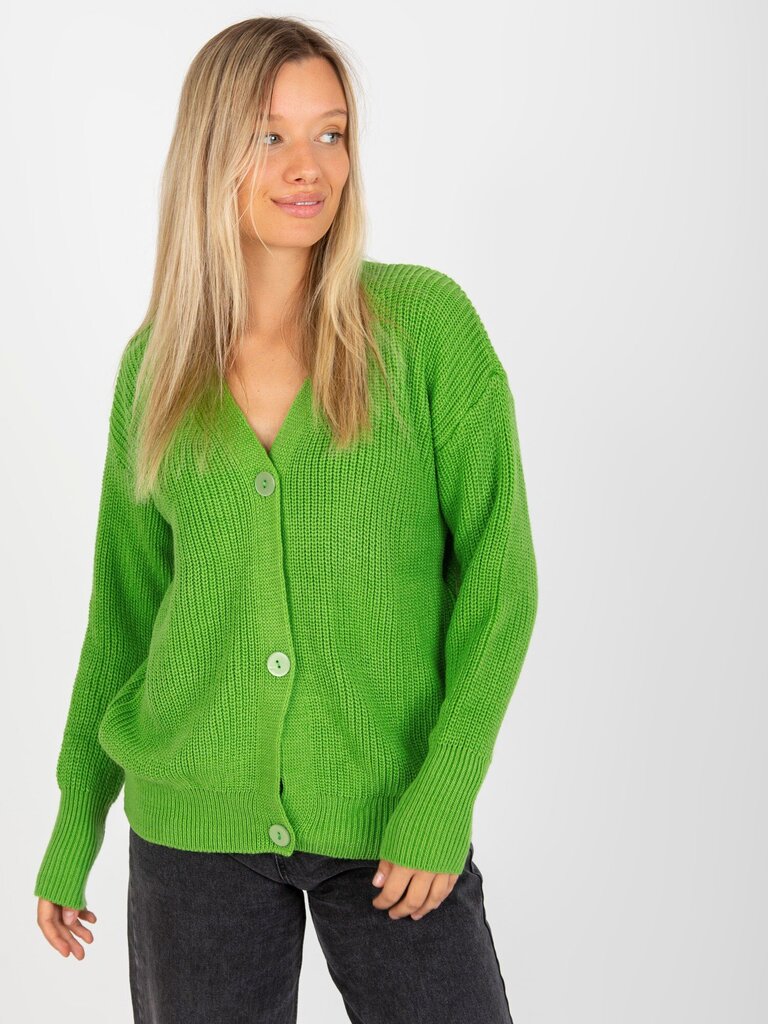Megztinis moterims Rue Paris, žalias kaina ir informacija | Megztiniai moterims | pigu.lt