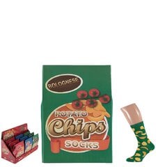 Kojinės vyrams dovanų dėžutėje Potato Chips socks, Bolognese kaina ir informacija | apollo Apranga, avalynė, aksesuarai | pigu.lt