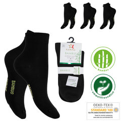 Bambukinės kojinės moterims Footstar 69610, juodos, 3 poros kaina ir informacija | Moteriškos kojinės | pigu.lt