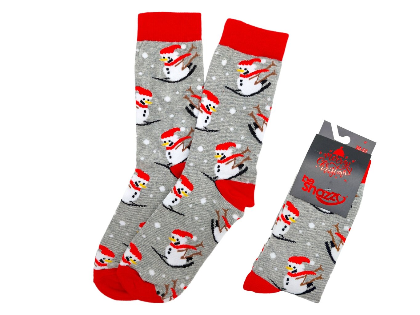 Kalėdinės kojinės visai šeimai Be Snazzy SKCH-01 Merry Christmas kaina |  pigu.lt