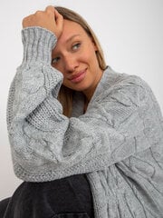 Kardiganas moterims Rue Paris, pilkas kaina ir informacija | Megztiniai moterims | pigu.lt