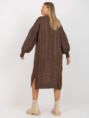 Женский темно-бежевый классический свитер цена и информация | Женские кофты | pigu.lt