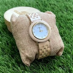 Moteriškas medinis laikrodis, OldWood цена и информация | Женские часы | pigu.lt