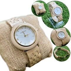 Moteriškas medinis laikrodis, OldWood kaina ir informacija | Moteriški laikrodžiai | pigu.lt