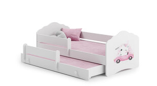 Детская кровать Casimo Cat in a Car 160х80см + матрас цена и информация | Детские кровати | pigu.lt