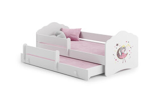 Детская кровать Casimo II Barrier Sleeping Princess 160x80см + матрас цена и информация | Детские кровати | pigu.lt