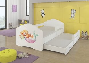 Детская кровать Casimo II Mermaid with a Star 160x80см+матрас цена и информация | Детские кровати | pigu.lt