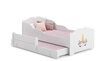 Vaikiška lova Ximena II Unicorn 160x80cm kaina ir informacija | Vaikiškos lovos | pigu.lt
