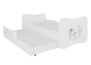 Детская кровать Gonzalo II Ballerina with Unicorn 160x80см + Матрас цена и информация | Детские кровати | pigu.lt