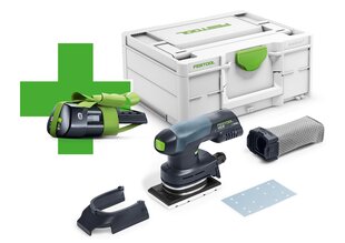 RTSC 400-Basic-ERGO Akumuliatorinis vibracinis šlifuoklis Festool 576347 kaina ir informacija | Šlifuokliai | pigu.lt