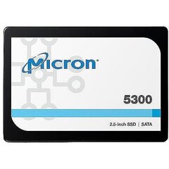 Micron 5300 PRO 7.68TB SATA 2.5 7 мм цена и информация | Внутренние жёсткие диски (HDD, SSD, Hybrid) | pigu.lt