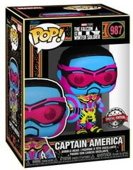 Funko POP! Marvel Captain America Black light Exclusive kaina ir informacija | Žaidėjų atributika | pigu.lt