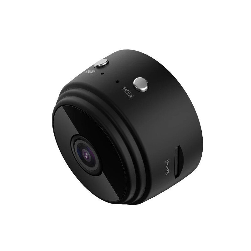 Mini Wifi IP kamera HD 1080P belaidė vidaus kamera su naktiniu pašvietimu,  90 laipsnių filmavimo kampas kaina | pigu.lt