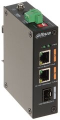 Dahua switch poe pfs3103-1gt1et-60-v2 2 prievadų sfp kaina ir informacija | Dahua Technology Kompiuterinė technika | pigu.lt