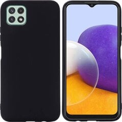 Silicon Samsung Galaxy A22 5G black kaina ir informacija | Telefono dėklai | pigu.lt