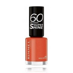 Nagų lakas Rimmel 60 Seconds Super Shine Nail Polish, 410 Wild Spice, 8 ml kaina ir informacija | Nagų lakai, stiprintojai | pigu.lt