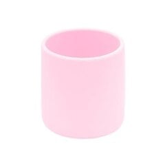 Silikoninis puodelis, rožinis цена и информация | Стаканы, фужеры, кувшины | pigu.lt