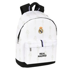 Школьный рюкзак Real Madrid C.F., чёрный / белый, 31 x 41 x 16 см цена и информация | Школьные рюкзаки, спортивные сумки | pigu.lt