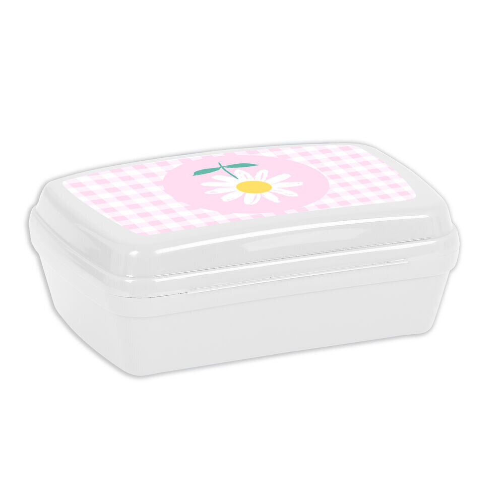 Safta Flor sumuštinių dėžutė, balta, 1 vnt. цена и информация | Maisto saugojimo  indai | pigu.lt