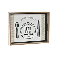 Поднос с отделением DKD Home Decor (30,5 x 30,5 x 1,6 см) цена и информация | Посуда, тарелки, обеденные сервизы | pigu.lt