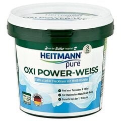 HEITMANN PURE OXI Power Пятновыводитель 500 г белый цена и информация | Средства для стирки | pigu.lt