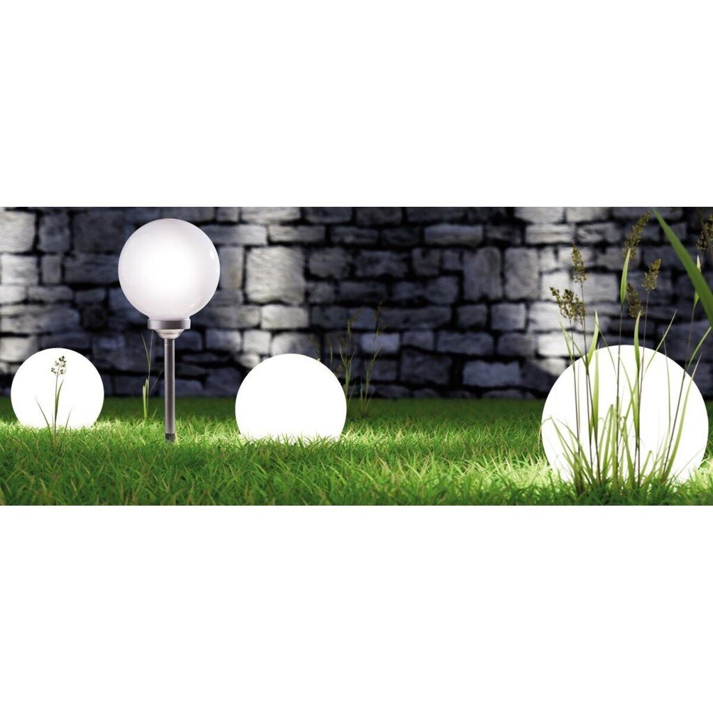 Sodo saulės šviesos kamuolys Saska Garden, 20 cm цена и информация | Lauko šviestuvai | pigu.lt