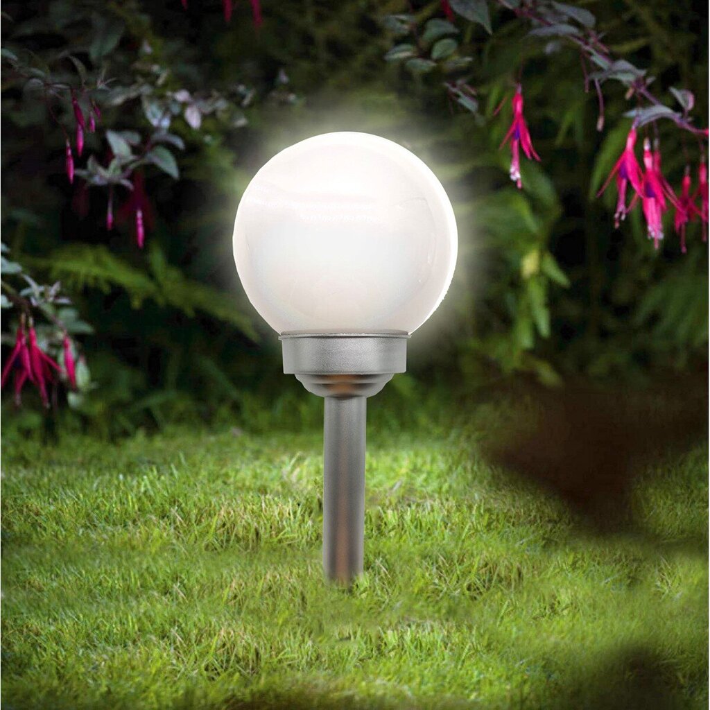 Saulės šviesos rutulinė lempa Saska Garden, 15x44 cm kaina ir informacija | Lauko šviestuvai | pigu.lt