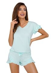 Pižama moterims, mėlynos spalvos цена и информация | Женские пижамы, ночнушки | pigu.lt