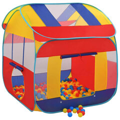 Žaidimų palapinė su plastikiniais kamuoliukais,, 123x120x126cm kaina ir informacija | Vaikų žaidimų nameliai | pigu.lt