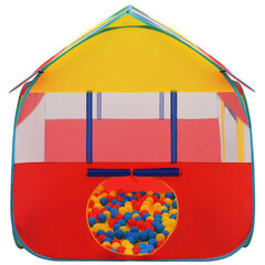 Žaidimų palapinė su plastikiniais kamuoliukais,, 123x120x126cm цена и информация | Детские игровые домики | pigu.lt