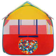 Žaidimų palapinė su plastikiniais kamuoliukais, 123x120x126cm kaina ir informacija | Vaikų žaidimų nameliai | pigu.lt