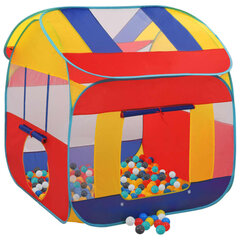 Žaidimų palapinė su plastikiniais kamuoliukais, 123x120x126cm цена и информация | Детские игровые домики | pigu.lt