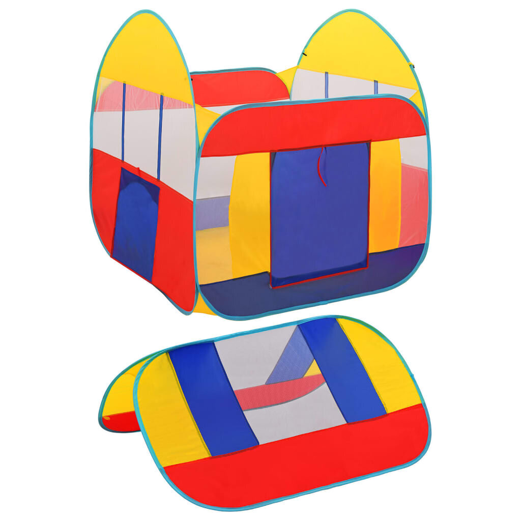 Žaidimų palapinė su plastikiniais kamuoliukais, 123x120x126cm kaina ir informacija | Vaikų žaidimų nameliai | pigu.lt
