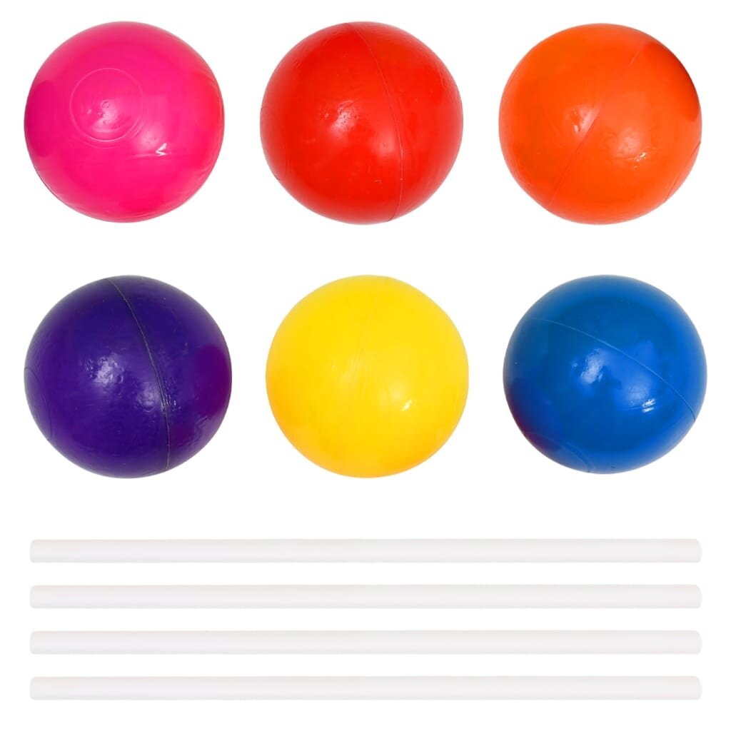 Vaikiškas kamuoliukų baseinas su 300 kamuoliukų VidaXL, 75x75x32 cm kaina ir informacija | Žaislai kūdikiams | pigu.lt