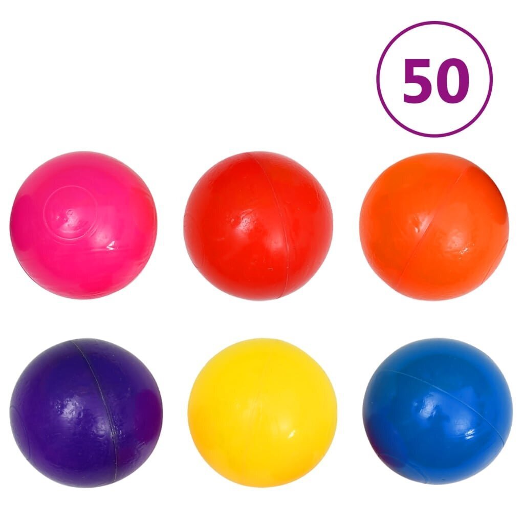 Vaikiškas kamuoliukų baseinas su 300 kamuoliukų VidaXL , 75x75x32 cm цена и информация | Žaislai kūdikiams | pigu.lt
