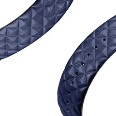 Dux Ducis Leather Watch Band Bracelet Genuine Blue kaina ir informacija | Išmaniųjų laikrodžių ir apyrankių priedai | pigu.lt