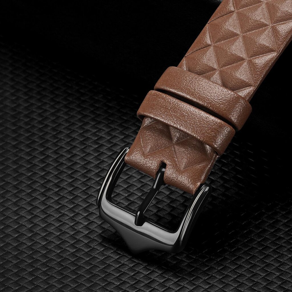 Dux Ducis Leather Watch Band Bracelet Genuine Brown цена и информация | Išmaniųjų laikrodžių ir apyrankių priedai | pigu.lt