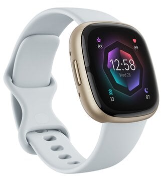 Fitbit Sense 2 Blue Mist/Soft Gold kaina ir informacija | Išmanieji laikrodžiai (smartwatch) | pigu.lt