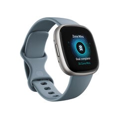 Fitbit Versa 4 NFC Waterfall Blue/Platinum FB523SRAG цена и информация | Смарт-часы (smartwatch) | pigu.lt
