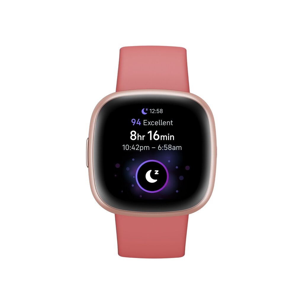 Fitbit Versa 4 Pink Sand/Copper Rose kaina ir informacija | Išmanieji laikrodžiai (smartwatch) | pigu.lt