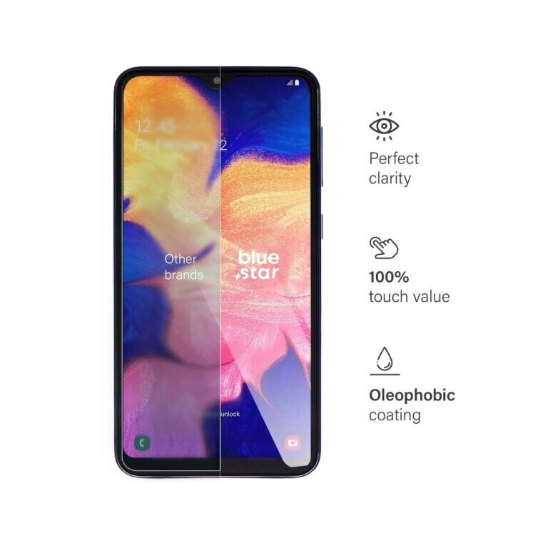 Blue Star 9H skirtas Samsung Galaxy A10 kaina ir informacija | Apsauginės plėvelės telefonams | pigu.lt