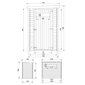 Medinis sodo namelis Timbela M306A - A198 x 239 x 144 cm , rudas цена и информация | Sodo nameliai, malkinės, pastogės | pigu.lt