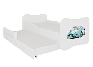 Детская кровать Gonzalo II Police Car 160x80см + Матрас цена и информация | Детские кровати | pigu.lt